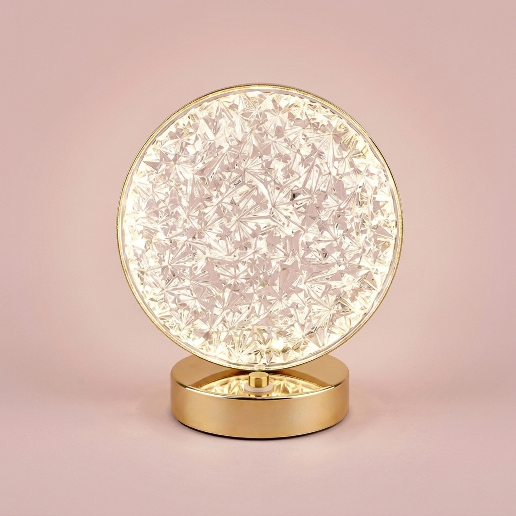 Stella Crystal Lamp, full moon