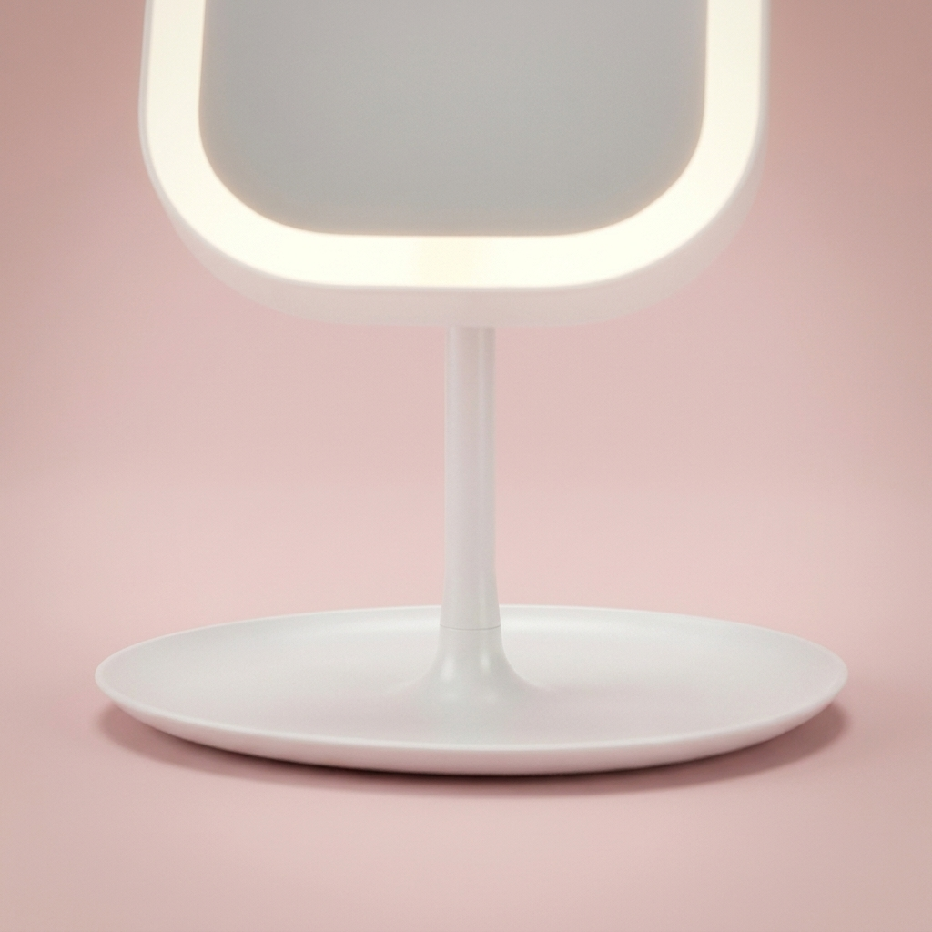Mila Compact Mirror, tray base detail