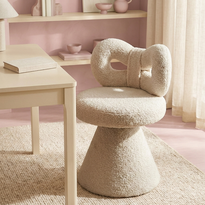 Petra Bow Vanity Stool in a study (props not included)