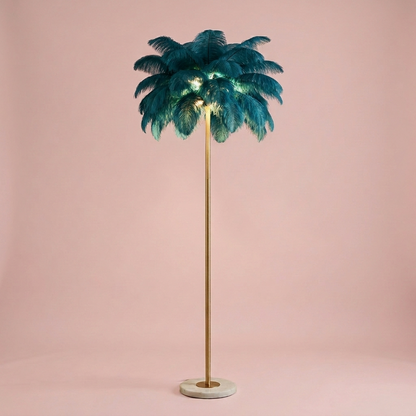 Pluma Floor Lamp, blue