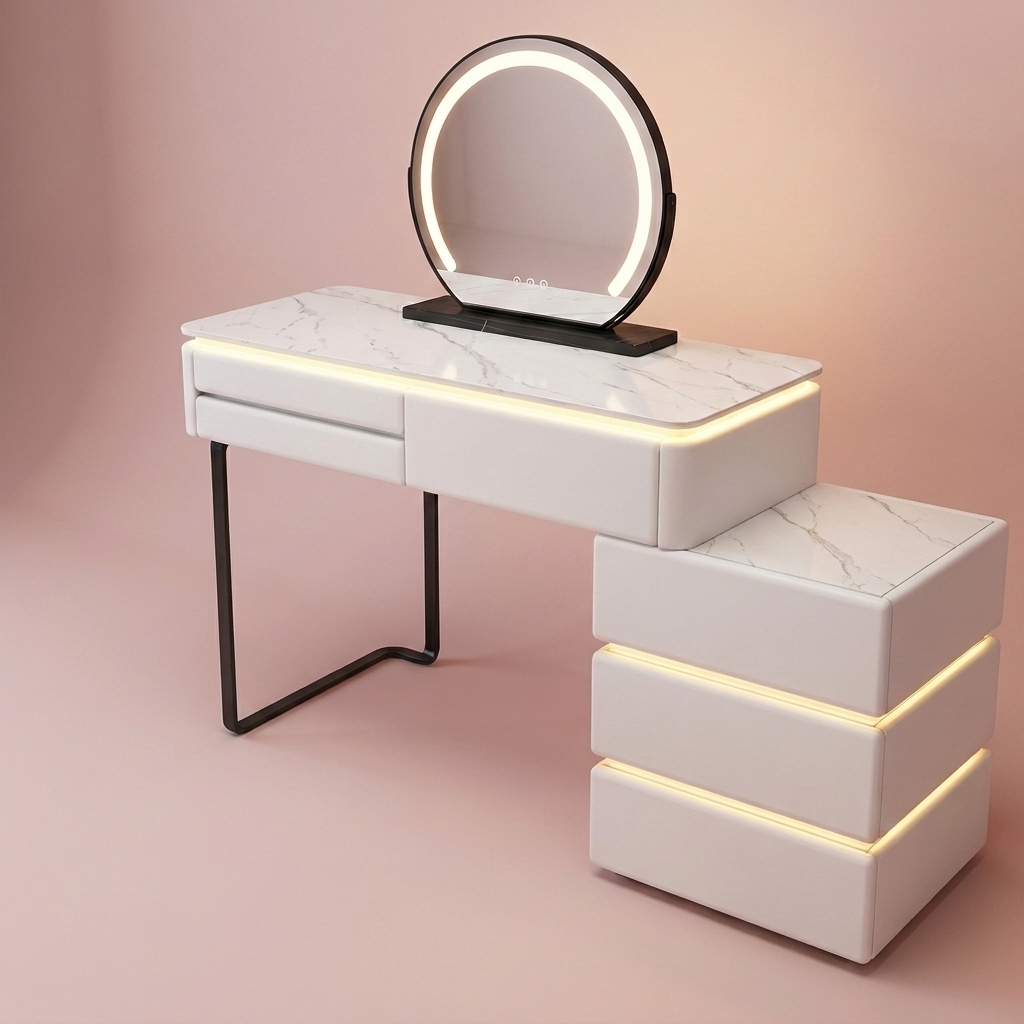 Rosalie Vanity Desk, white