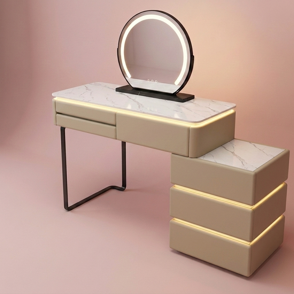 Rosalie Vanity Desk, khaki