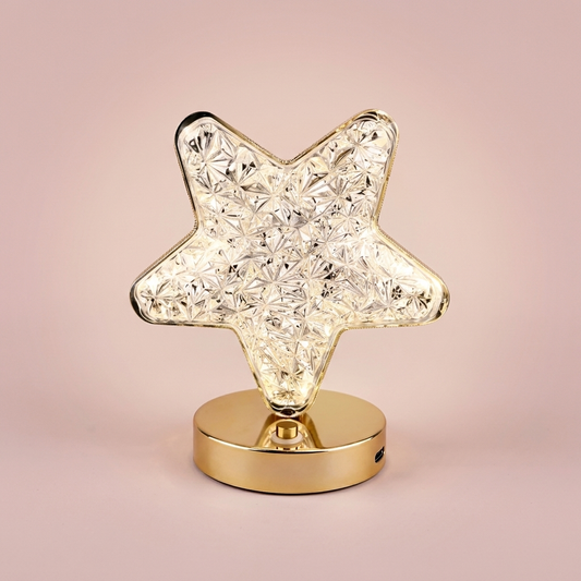 Stella Crystal Lamp, star