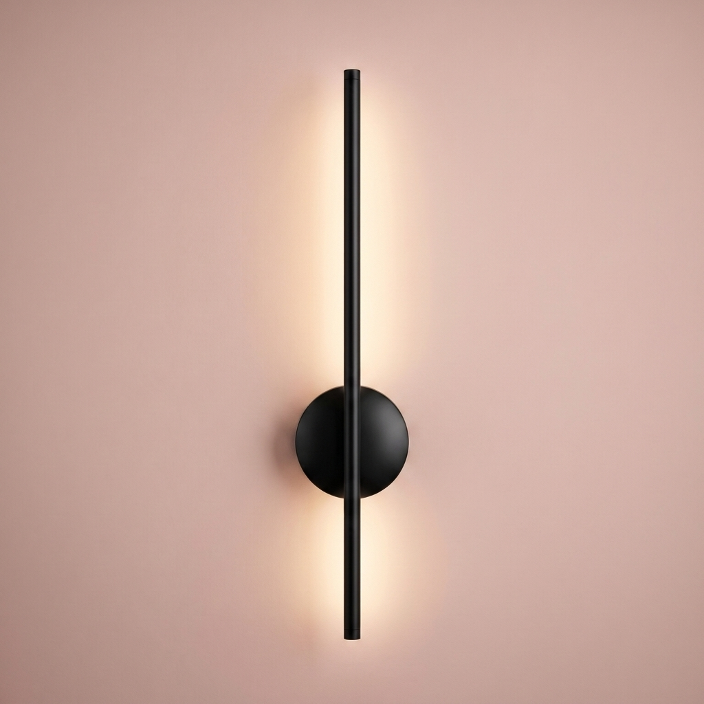 Vela Cordless Wall Sconce, Black